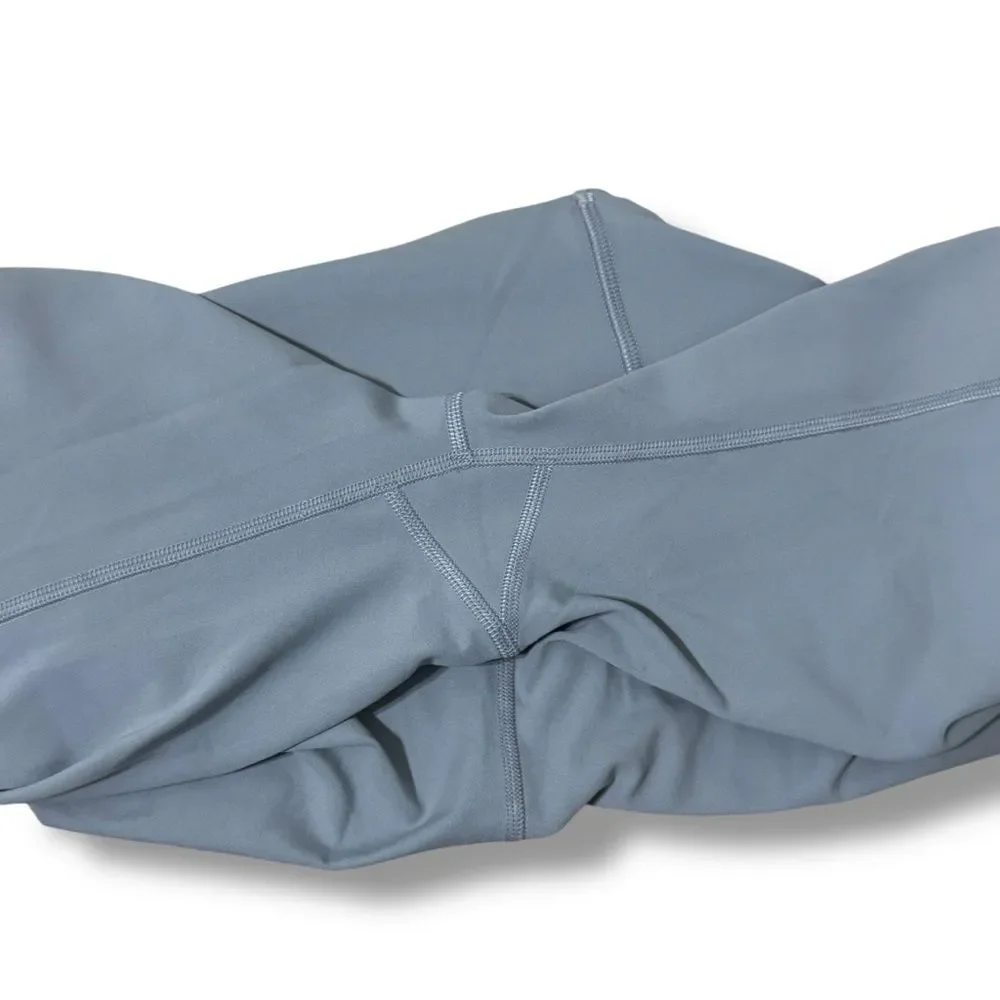 Lululemon Groove Flare Split Hem Steel Blue 6 Pilates Core Studio Street